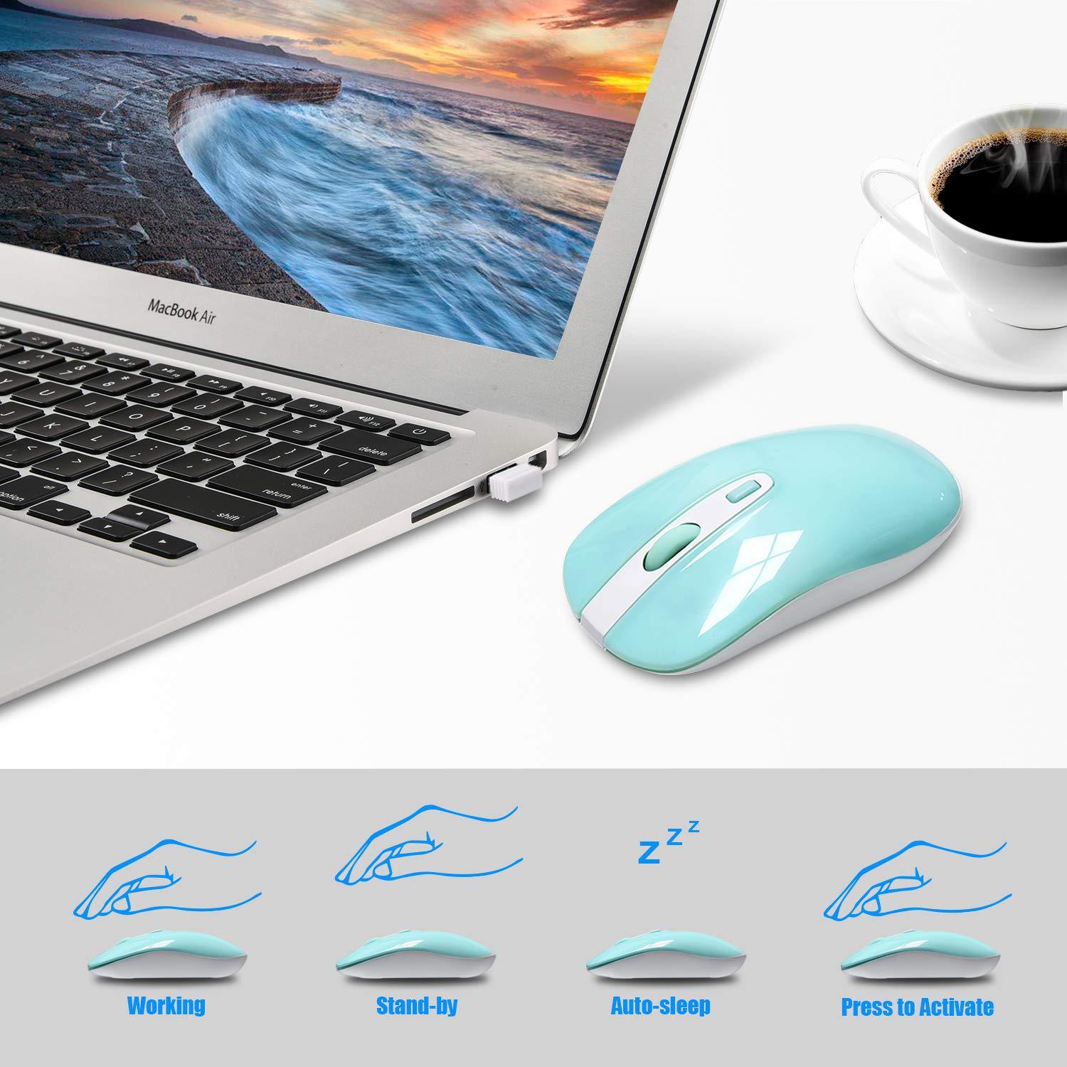 Wireless keyboard mouse set